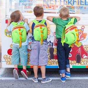 Wholesale Softback Toddler Dinosaur Backpack , Cute Preschool Backpacks 0.5KG from china suppliers