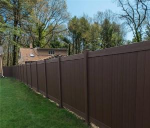 Wholesale Rigid White Privacy Two-tone Vinyl Fence For Yard Fence Home Sercurity Picket Vinyl Fence from china suppliers