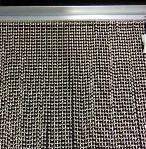 8mm Diameter Metal Ball Chains As Curtain Screen For Office Decoration 7