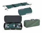 8 Inch Wheel Compact Medical Stretcher X-Ray Support White Orange Green