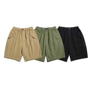 Wholesale OEM maufactory Summer men's solid color front bag shorts loose straight tube work pants from china suppliers