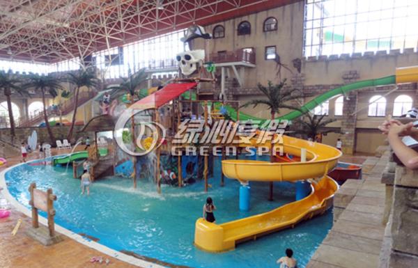 Commercial Outdoor Water Park Construction Fiberglass Children Aqua Park