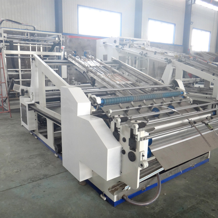 1900mm Corrugated Box Lamination Machine 5 Ply Paperboard Flute