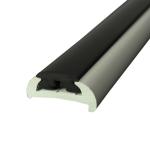 Eco-friendly Black Boat Edge Protective Bumper Rubber Strip for Boat Protection