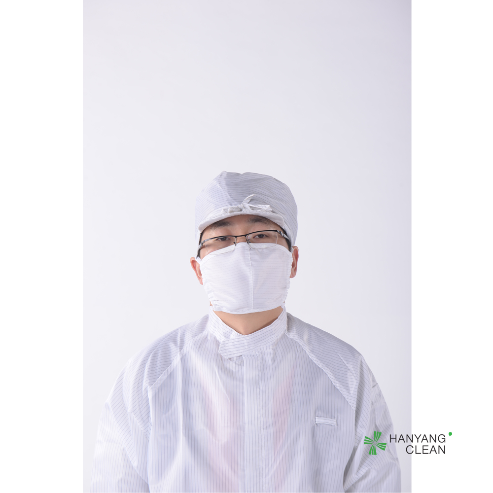 Wholesale Blue anti smoking Antistatic ESD reusable face masks muffles adjustable earloop with stopper dental medical mouth mask