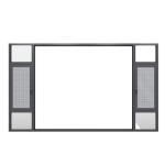 European Modern Style Casement Windows Level 6 Water Tightness and Soundproof