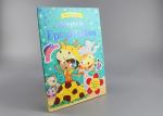 Blue Gold Foil Stamping Board Books For Toddlers , Cartoon Figure Kids Board