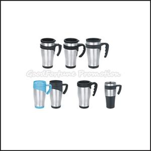 Wholesale Promotion printed logo travel car two layer stainless steel mug water drink cup bottle from china suppliers