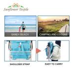 61x70.5x89cm Aluminum Folding Beach Chair 3.65kg Folding Backpack Beach Chair