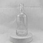 500ml Whiskey Bottle Glass for Vodka Brandy Whiskey Hot Stamping Surface