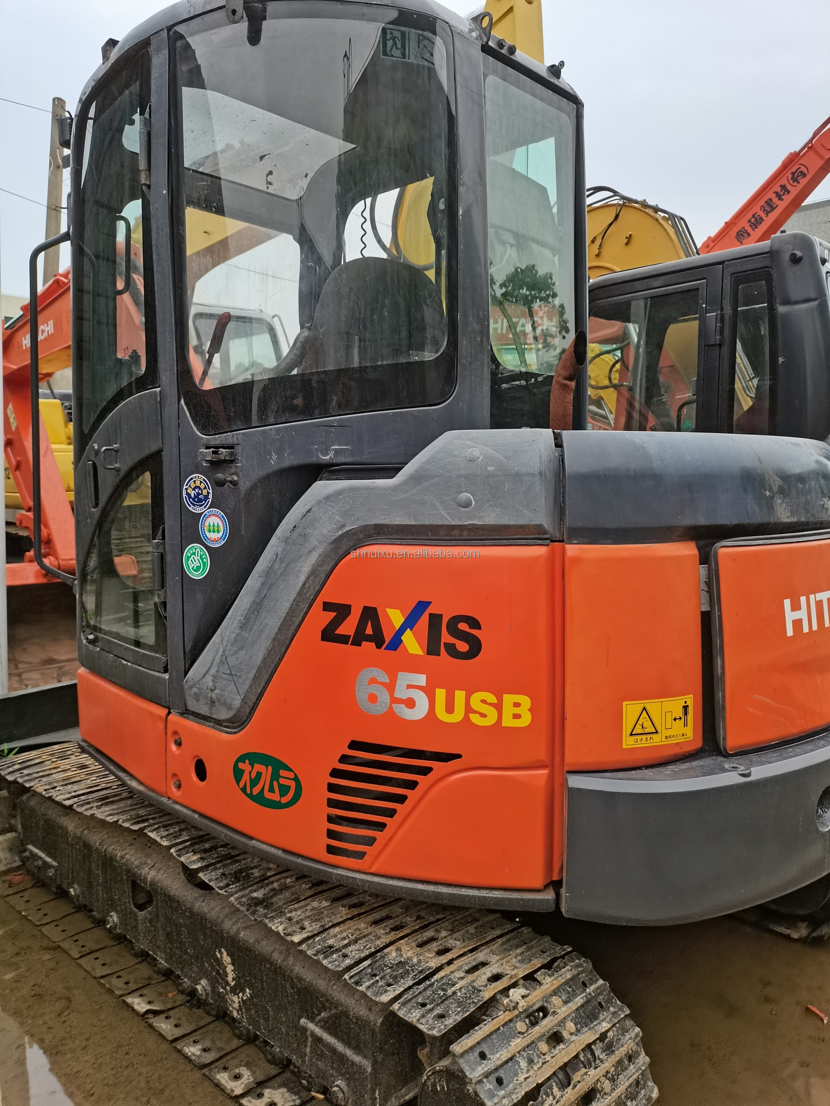 Hitachi in stock Nice quality Hitachi ZX65 Second hand hydraulic crawler excavator/Used mini digger Hitachi ZX65 Cheap price