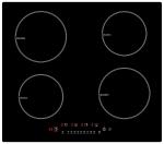 Stainless Steel Trim 7200W 4 Elements 30 Inch Induction Cooktop