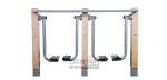 outdoor fitness equipment wood ski walker with TUV certificates