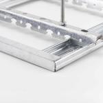Fireproof Metal Frame Plasterboard Ceiling , 50# Light Steel Keel 18mm Width