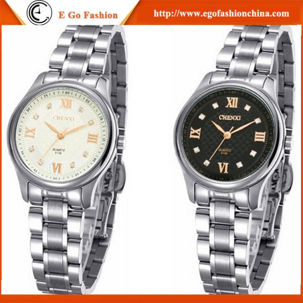 013B Rose Gold Silver Marks Black White Classic Watches Unisex Women Watch