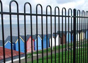 Wholesale Black Steel Fence For Length 2.5m Width 2.4m Export To Many Countries from china suppliers