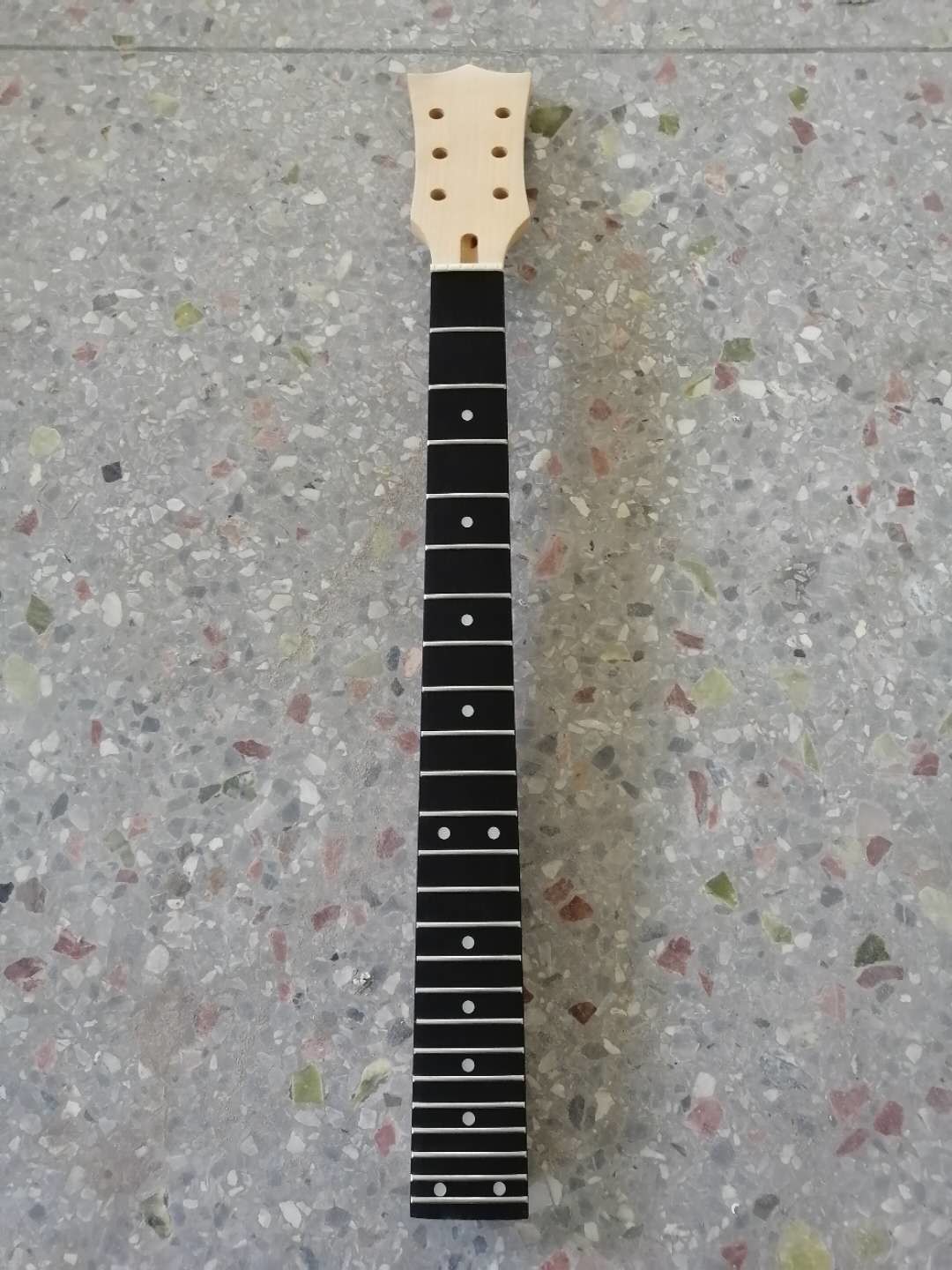 Custom Grand Paddle Guitar Headstock Unfinished Roasted Maple ST Guitar Neck Electric Acoustic Guitar Accept Kinds OEM
