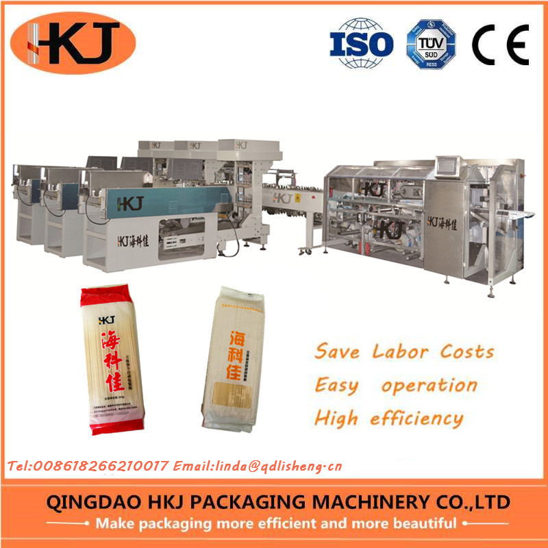 2019 New Design Rice Noodle Machine For Spaghetti Packing With Three Weighers