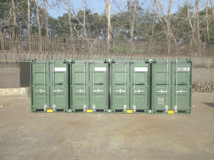 8ft x 5ft Mini Storage Shipping Container with Double Rear Door End Dry Steel/Corten Material Convenient and Versatile