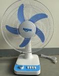 Metal Grill 16'' DC Rechargeable Fan With 4AH Lithium Battery