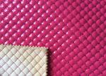 Mildew Proof Quilted Leather Fabric Nonwoven Synthetic PU Embroidered