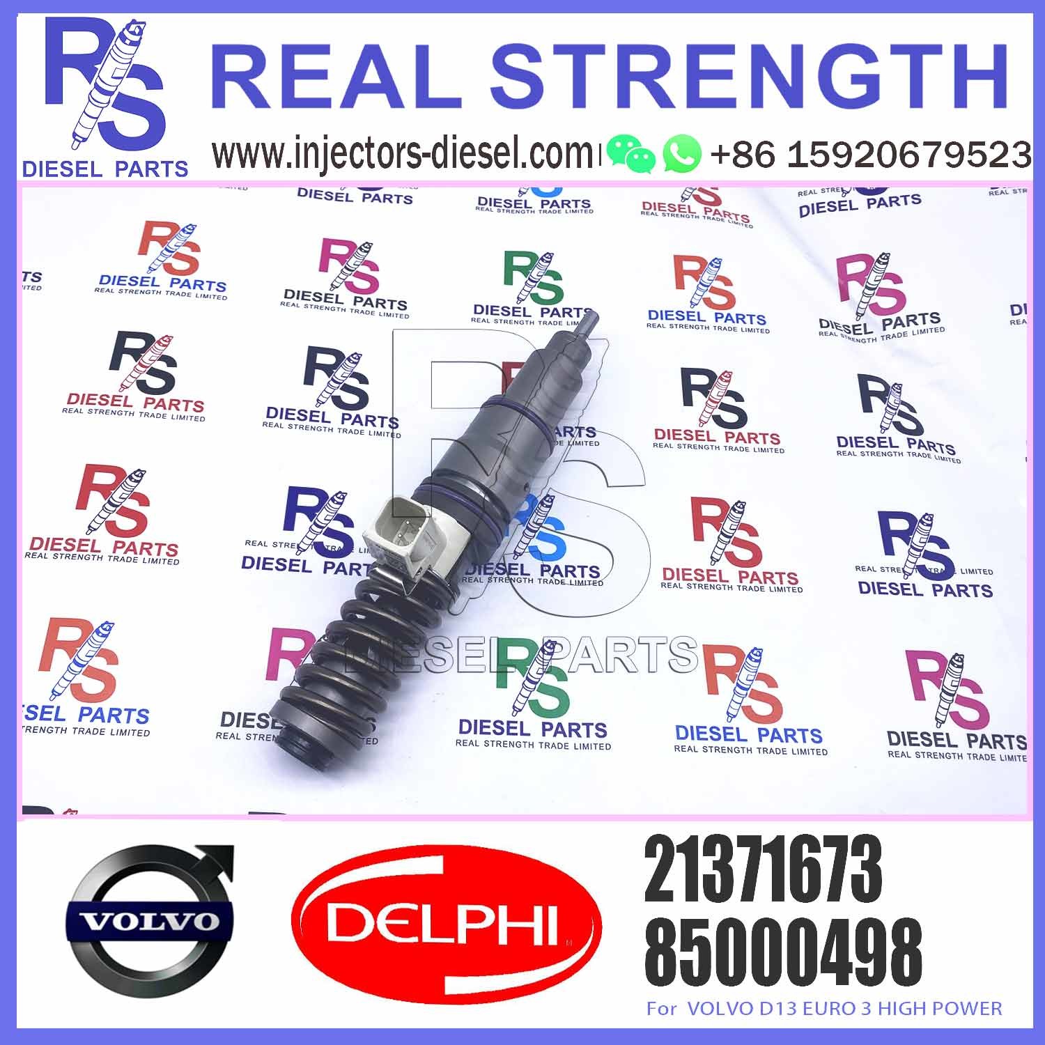 New Diesel Fuel Injector 20500620 BEBE4C03101 for V-O-L-V EC330 EC360B EC460 D12D 85003263 7420430583 20430583 8113941 208