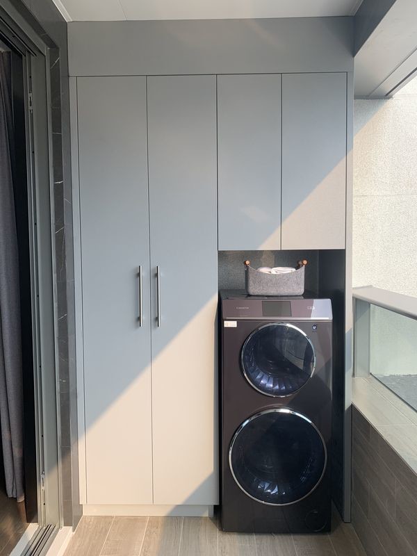 Multifunctional Alocasia Balcony Laundry Storage Cabinet High Durability