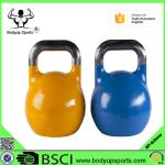 Steel Kettle Gym Equipment , 36 Kg Kettlebell For Sports Competition