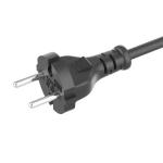 European Standard 2 prong pin computer AC power cord cables 2 pin Eu power cable