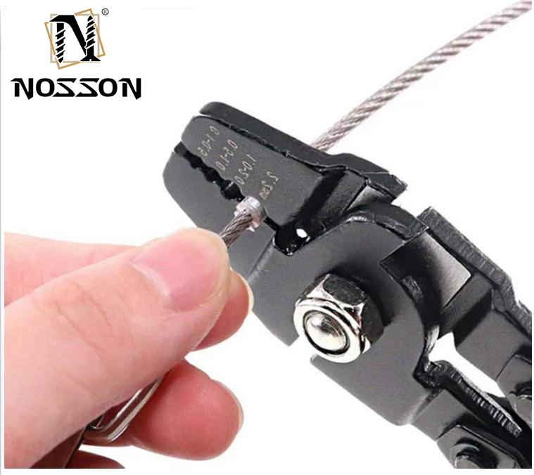 M6 1.6-5.5mm Sea Commercial Longline Single Double Saltwater Crimping Aluminum Fishing Crimps Sleeve with GB Standard Saltwater