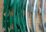 0.5mm 2mm Green Razor Wire PVC Coated