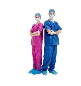 Wholesale Short sleeves Disposable Scrub Suits , FDA Medical Scrub Suits Uniforms from china suppliers