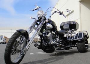 Wholesale Harley Style 250cc Adult Two Front Wheel Motorcycle With Rear Box / Fender from china suppliers