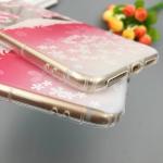Soft TPU Three-dimensional Relief Flowers Cell Phone Case Cover for iPhone 7 6s