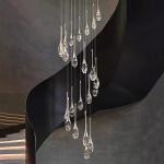 Perfume bottle shaped stair light duplex living room headlight villa light