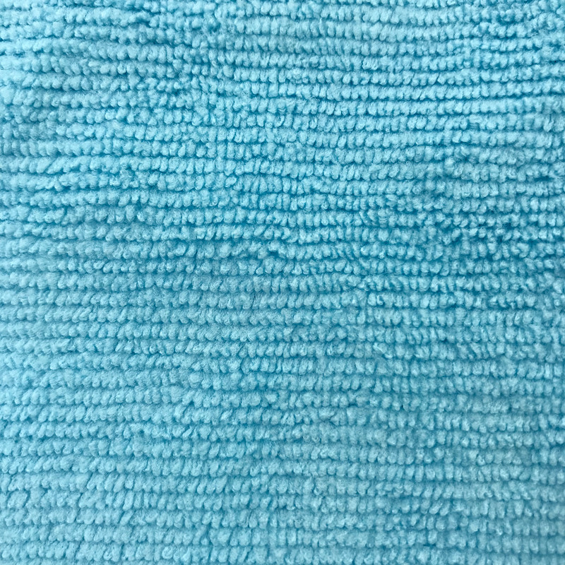 40x40 Piped Warp Knitted Blue Microfiber Fabric 80% Polyester 20% Polyamide