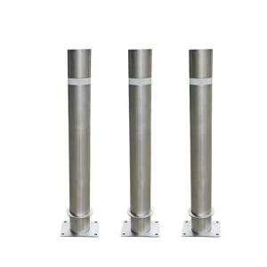 Wholesale Road Safety Stainless Steel Fixed Parking Lot Bollards Stainless Steel Bollard Cover from china suppliers