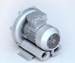 Three Phase Silver Air Ring Blower , Ring Compressor Blower For Dental Suction