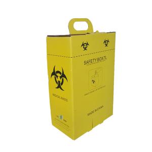 Wholesale 7L Medical Sharps Box Waste Bin Paperboard,Art Paper Material For Hospital from china suppliers