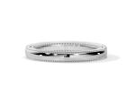 ODM 2 Tone Gold Engagement Rings , 4MM 5MM 6MM Gold Wedding Band Ring OEM