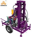Small Water Well Drilling Rig Trailer Mounted Water Well Drilling Equipment