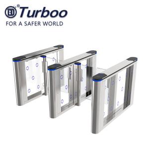 Wholesale swing gate turnstile glass barrier optical turnstiles office turnstiles from china suppliers