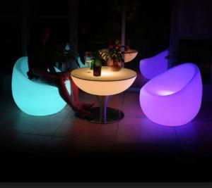 Wholesale Night Lamp Decorative Party Modular LED Cocktail Bar Furniture Lighting Portable PE Plastic Bar Counter Furniture from china suppliers