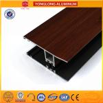 Wood Grain Stereoscopic Aluminum Window Profiles Environmental Protection