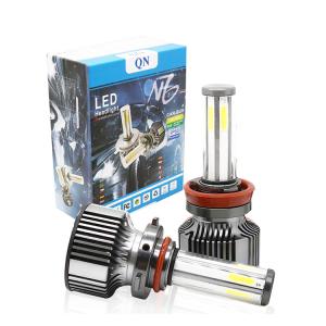 Wholesale N6 Cars H4 Led Headlight 6 Side Highlight Modified H11 Headlight Bulb from china suppliers