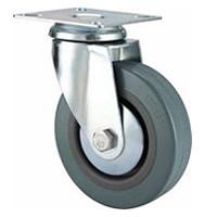 Wholesale light duty 4&quot; swivel grey rubber caster, 2.5 inch, 3 inch grey rubber castor, PVC caster from china suppliers