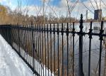 Decorative welded steel picket fence,beautiful-garden fence Steel Tubular Fence
