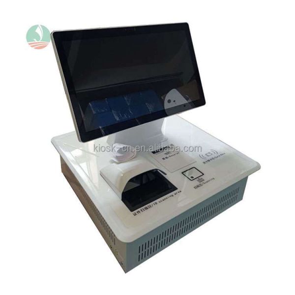 Self Checkin Kiosk with Capacitive Touch 10 Point Screen Customized Size and OEM/ODM Service for Hotels and Hostels