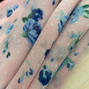 Wholesale 100gsm Satin Chiffon Spandex Polyester Fabric Printed from china suppliers