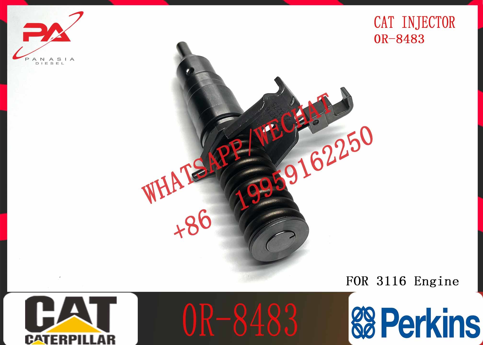 Fuel Injector 1278209 127-8209 0R-8483 127-8222 107-7732 127-8205 127-8207 For Cat 3116 3114 Engine